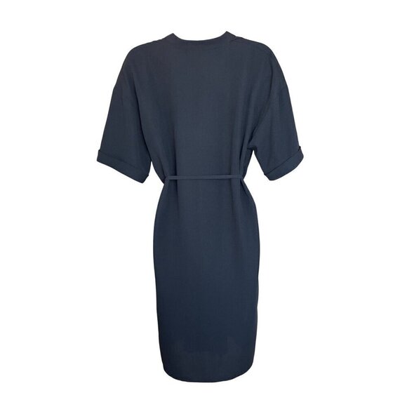 Babaton dress black classic elegant wear loose or with belt  pockets - Picture 8 of 11